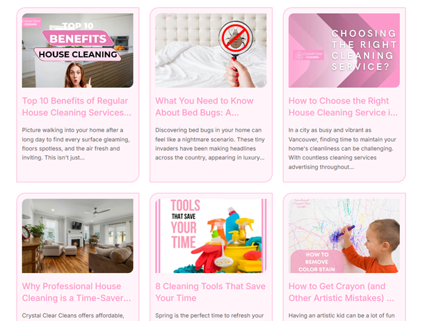 brightnest to crystal clear